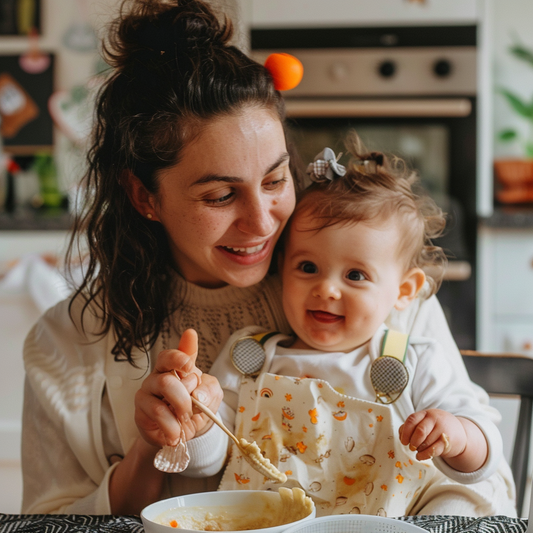 introducing solids to baby Bebko